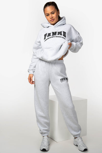 Grey Oversized Jogger - for dame - Famme - Jogger