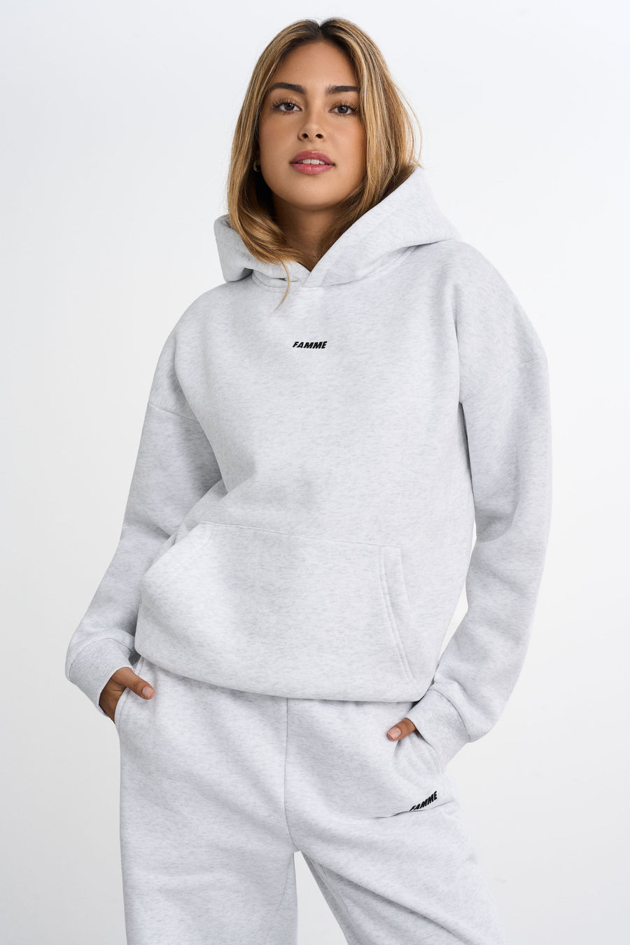 Essential Oversized Hoodie · Grey