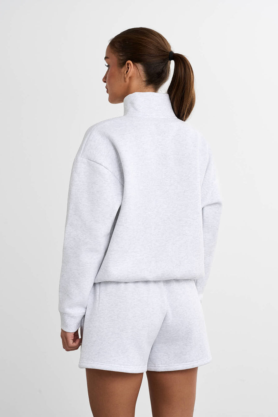 Half Zip Sweater · Grey
