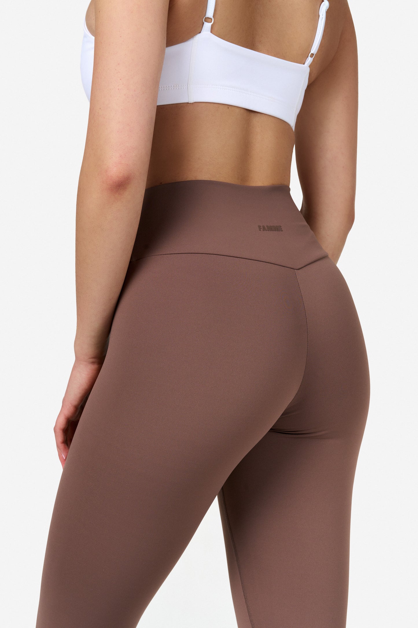 Beige Signature Leggings - for dame - Famme - Leggings