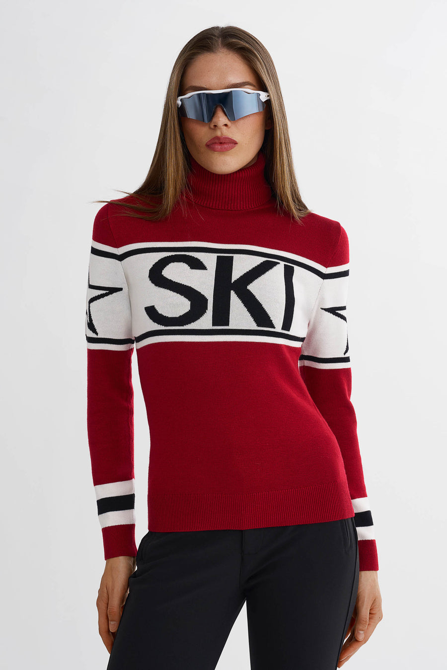 SKI Sweater · Red/White/Black